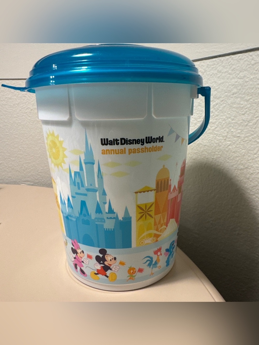 NEW⭐Disney Parks 2026 Walt Disney World Passholder Popcorn Bucket Ashley Taylor